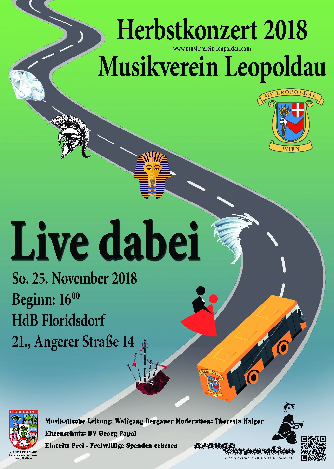 Plakat zum Herbstkonzert 2018