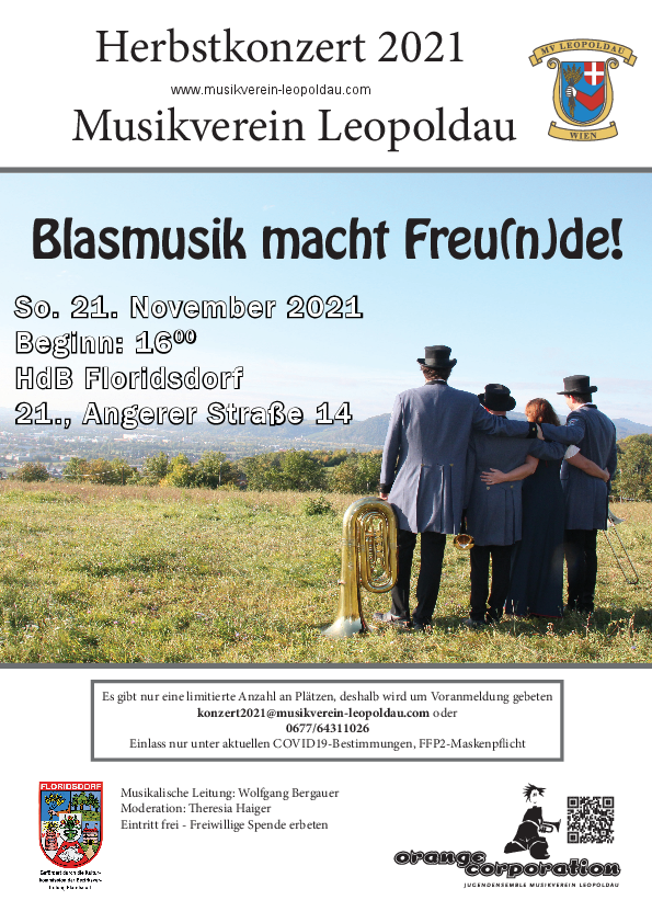 Plakat zum Herbstkonzert 2021