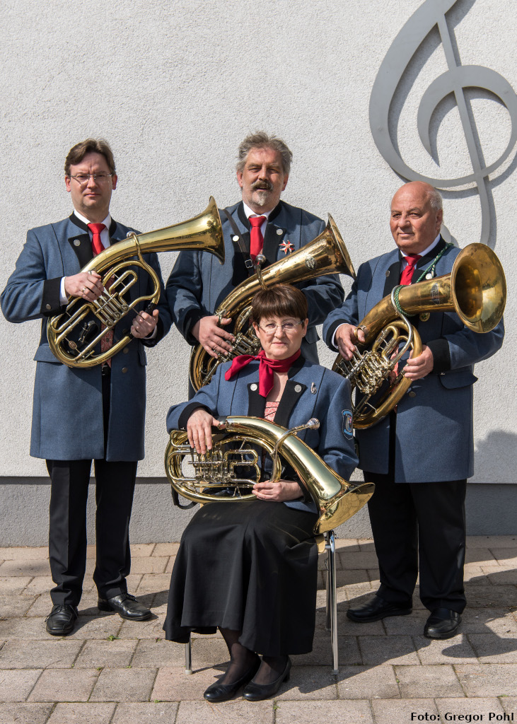 Der erste Teil des Tiefen Blechs wird vom Tenorhorn Register gebildet.