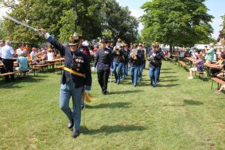 Auch die Hoch- und Deutschmeister k.u.k. Wiener Regimentskapelle des Infanterieregiments No. 4 haben uns besucht.