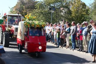 Umzugswagen beim Traditionellen Umzug