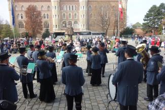 Der Musikvererin spielte vor dem zahlreich erschienenen Publikum.