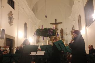 Auch das Flötentrio vom Musikverein Leopoldau spielte in der Pfarrkirche.