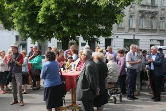 Ein weiterer Blick auf die Besucher.