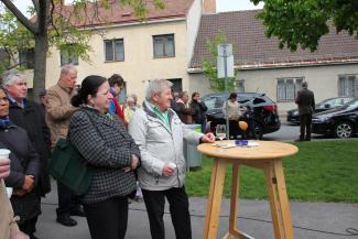 Die zahlreichen Besucher ...