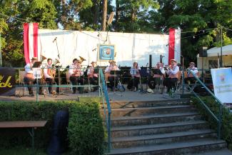 Nach dem Musikverein Stammersdorf nahm die Böhmische des Musikverein Leopoldau auf der Bühne Platz.