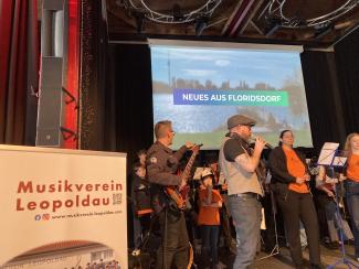 Das Highlight war der gemeinsame Auftritt von Beislrockern und MVL/OC.