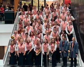 Gruppenfoto vom Musikverein Leopoldau.