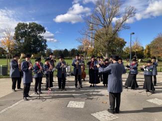 Der Musikverein Leopoldau spielte dieses Jahr ...