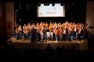 Auch der Komponist Daniel Muck war auf der Bühne.