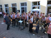 Der Musikverein Leopoldau war heuer zu Gast beim Sommerfest in Kagran.