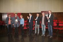 Der Musikverein Leopoldau beim entgegennehmen des ersten Preises.