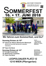 Plakat zum Sommerfest vom 16. und 17.06.2018