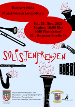 Plakat zum Herbstkonzert