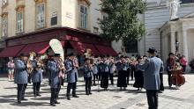 Der Musikverein Leopoldau beim Michaelerplatz