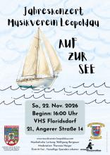 Plakat vom Herbstkonzert 2026