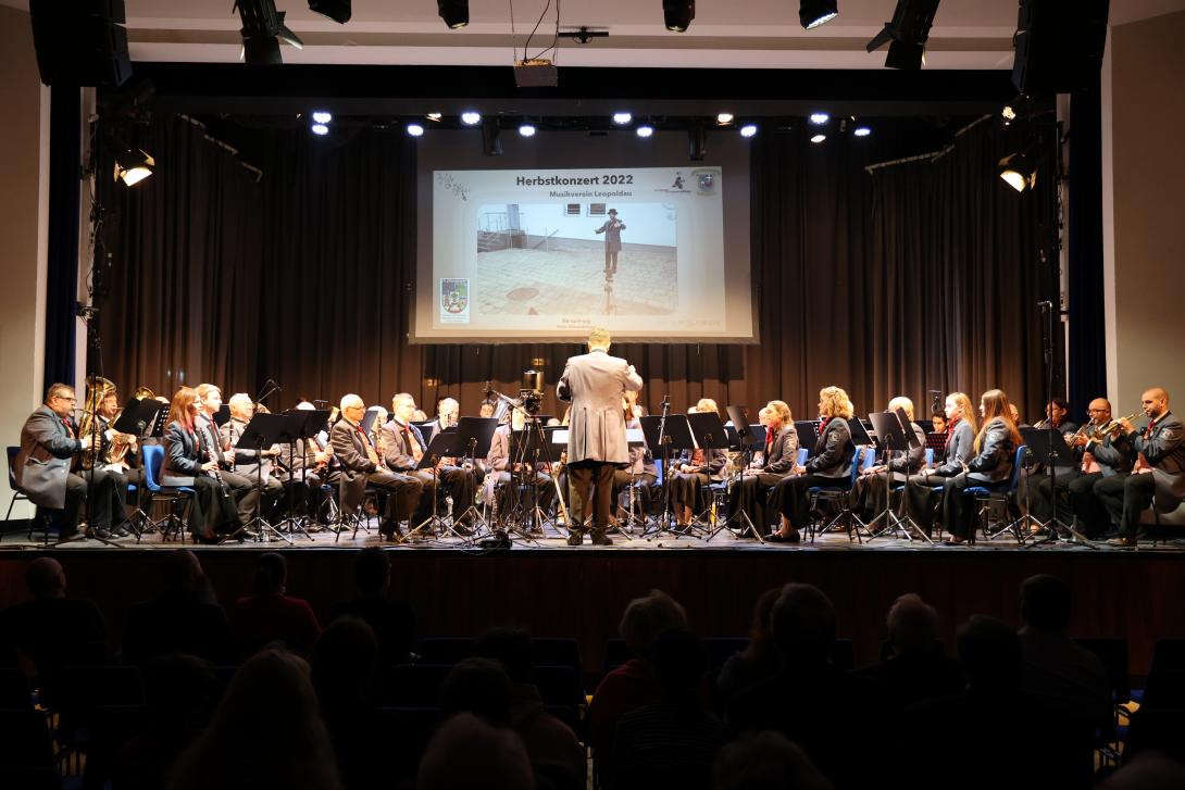 Der Musikverein Leopoldau beim Herbstkonzert 2022