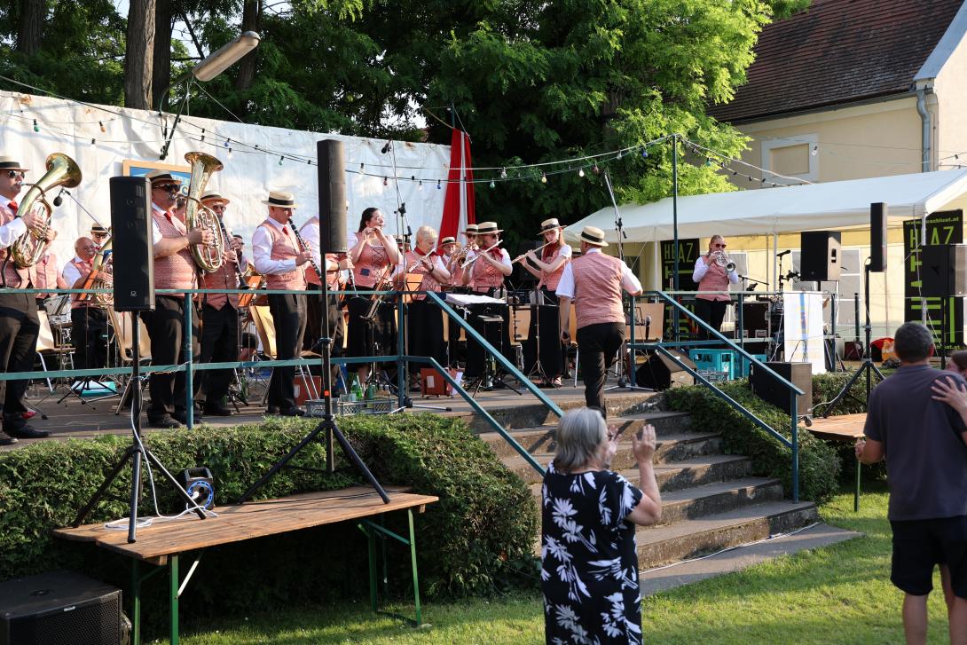 Der Musikverein Leopoldau beim Sommerfest 2023