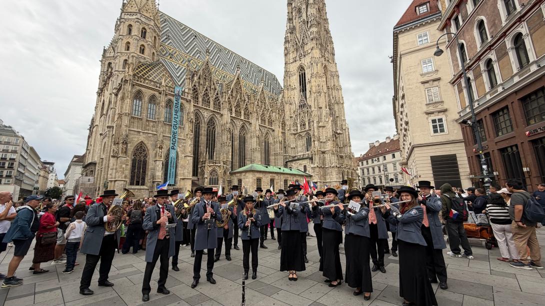 Der Musikverein Leopoldau beim Pamana Festival 2026.